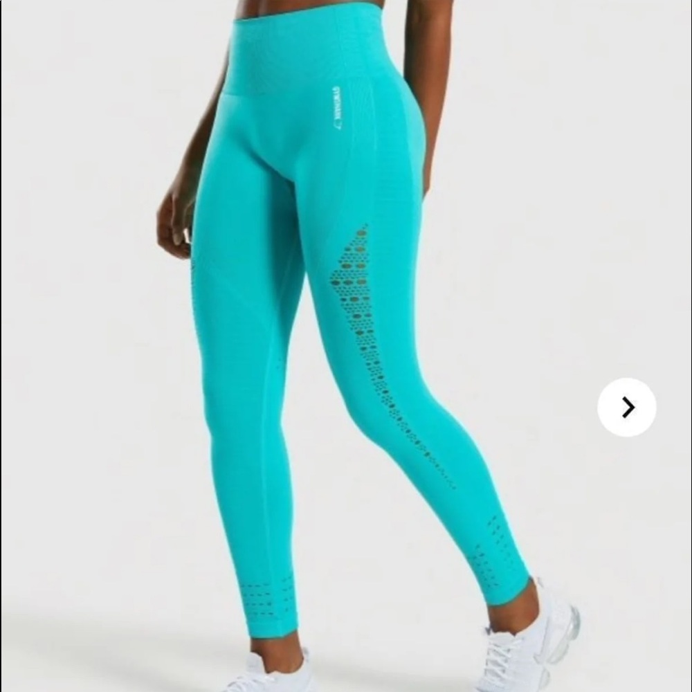 Gymshark energy+seamless in tropical blue